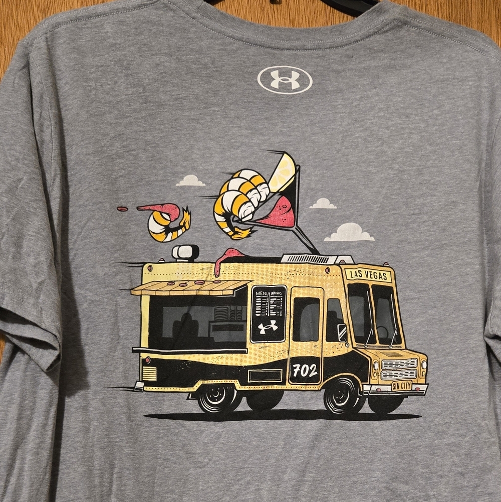 Under Armour Las Vegas Sin City Gray T-shirt SzXL - Picture 6 of 8